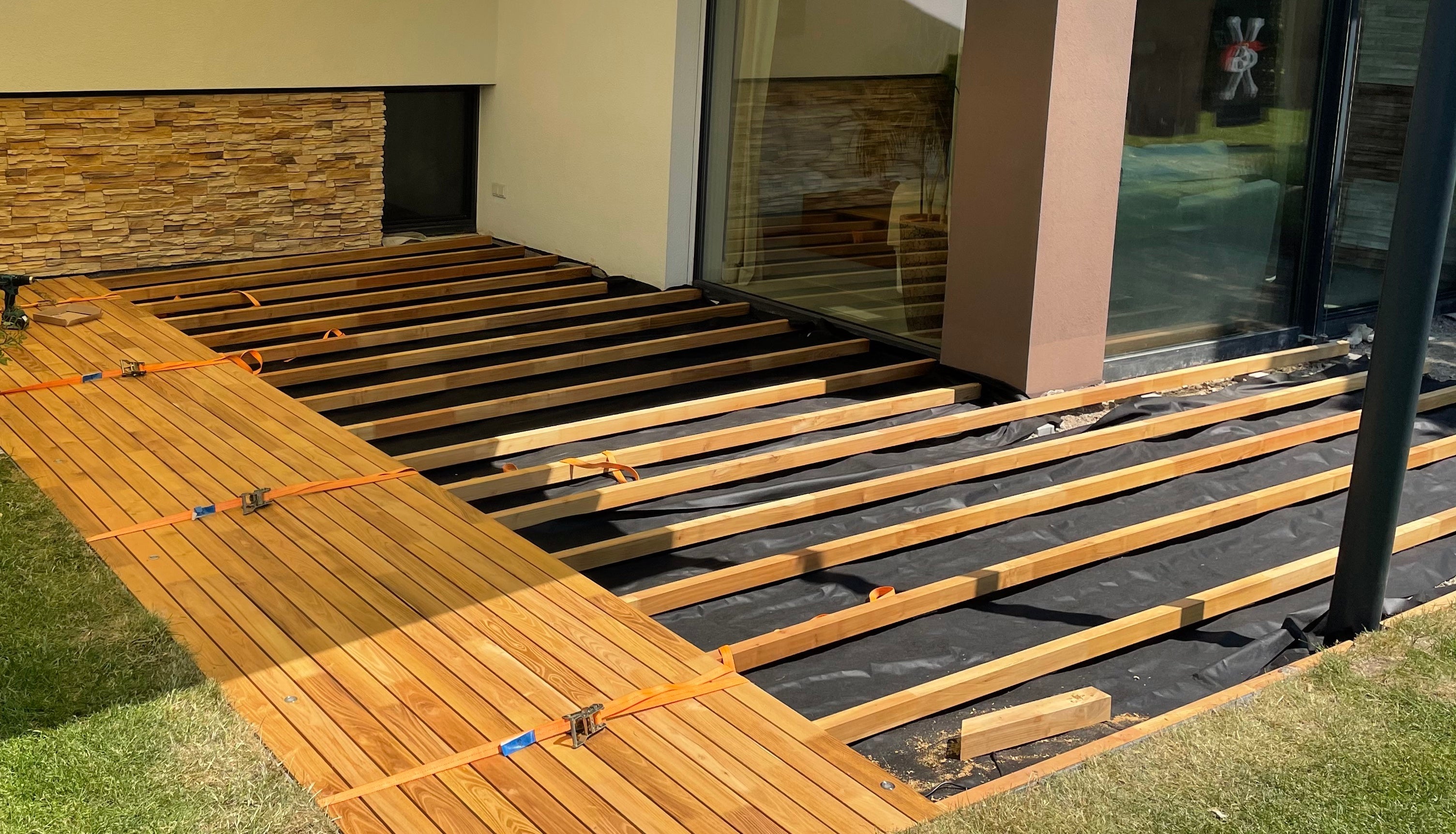 Unterkonstruktion Robinie