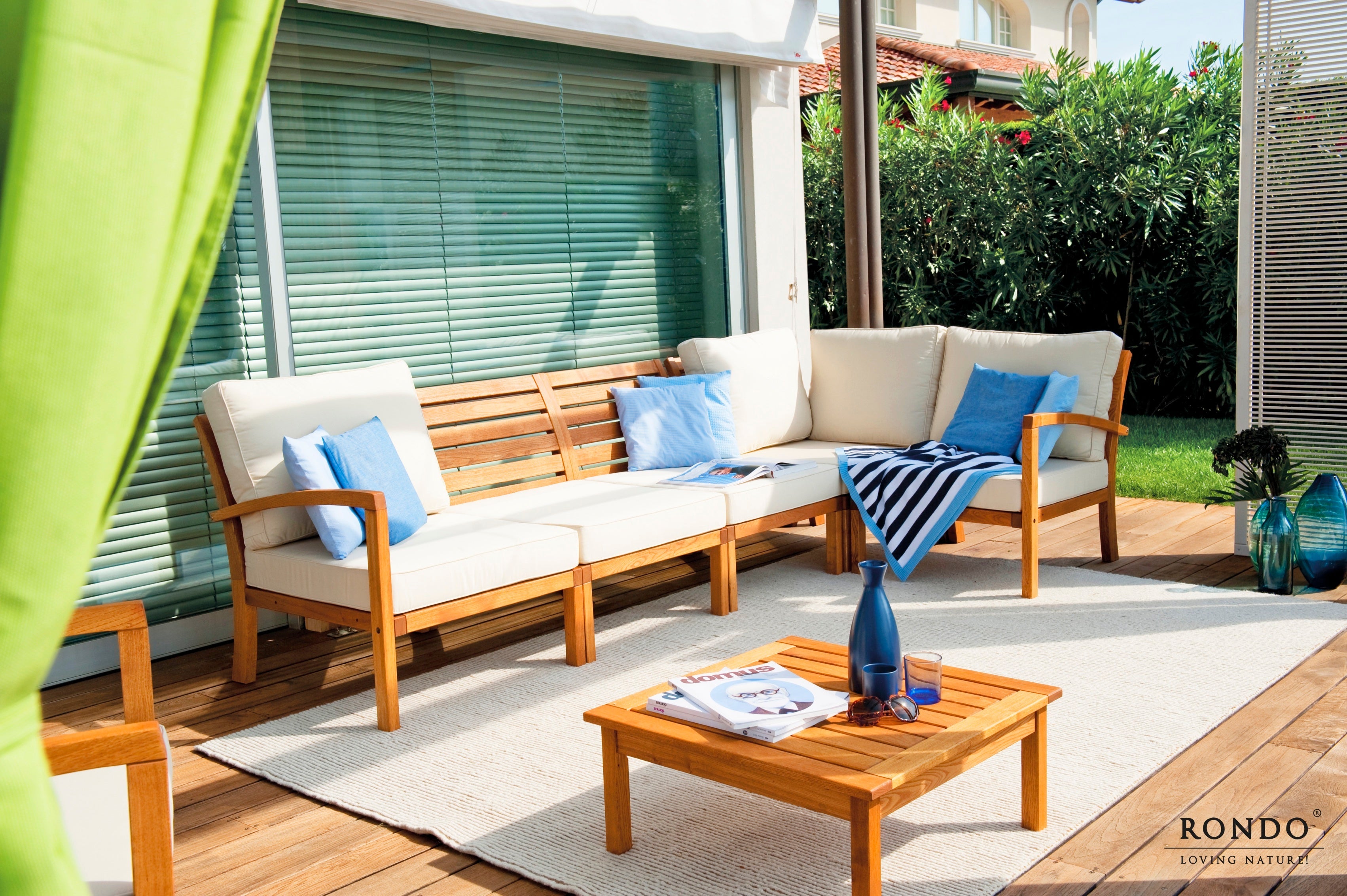 Collection MILANO - massive Lounge- und Gartenmöbel aus Robinienholz