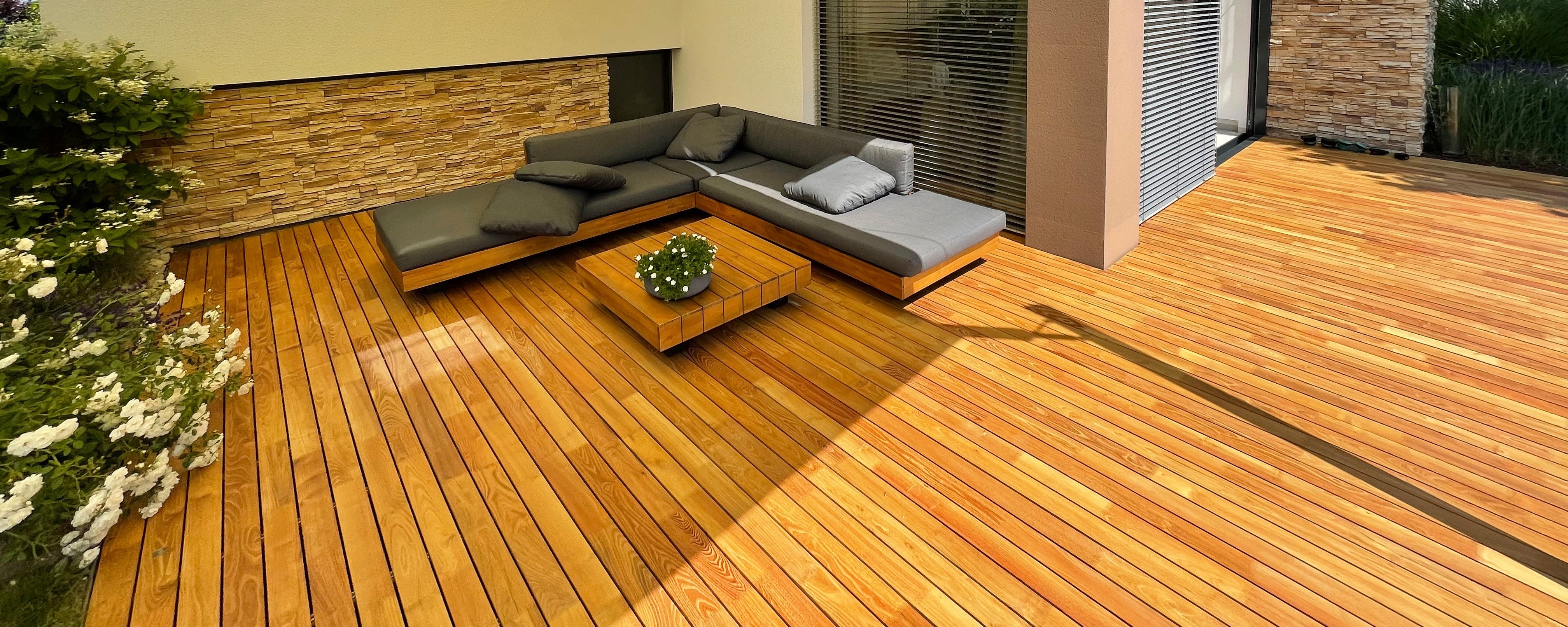 Terrassendielen Robinie