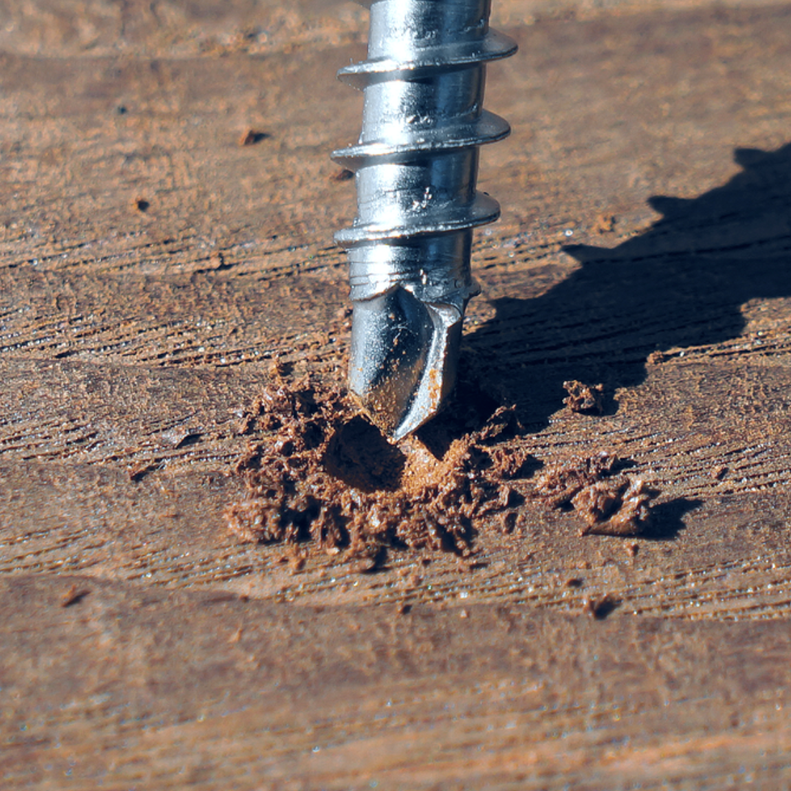 Edelstahl-Bohrschrauben – gehärtet, TX-Antrieb, 3-Zonen-Senkkopf, für Holzverbindungen