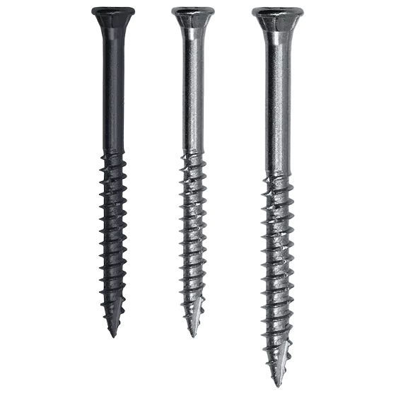 Edelstahl-Bohrschrauben (5,0 x 40 mm) – gehärtet, TX-Antrieb, 3-Zonen-Senkkopf, für Holzverbindungen