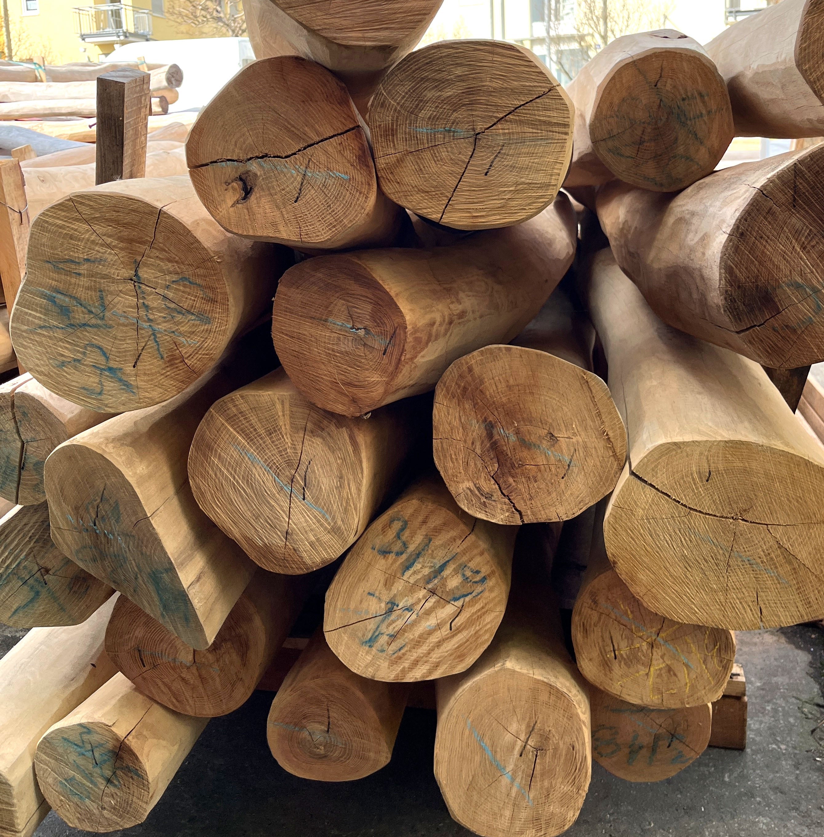 Palisade (Rundholz), 140-180 mm