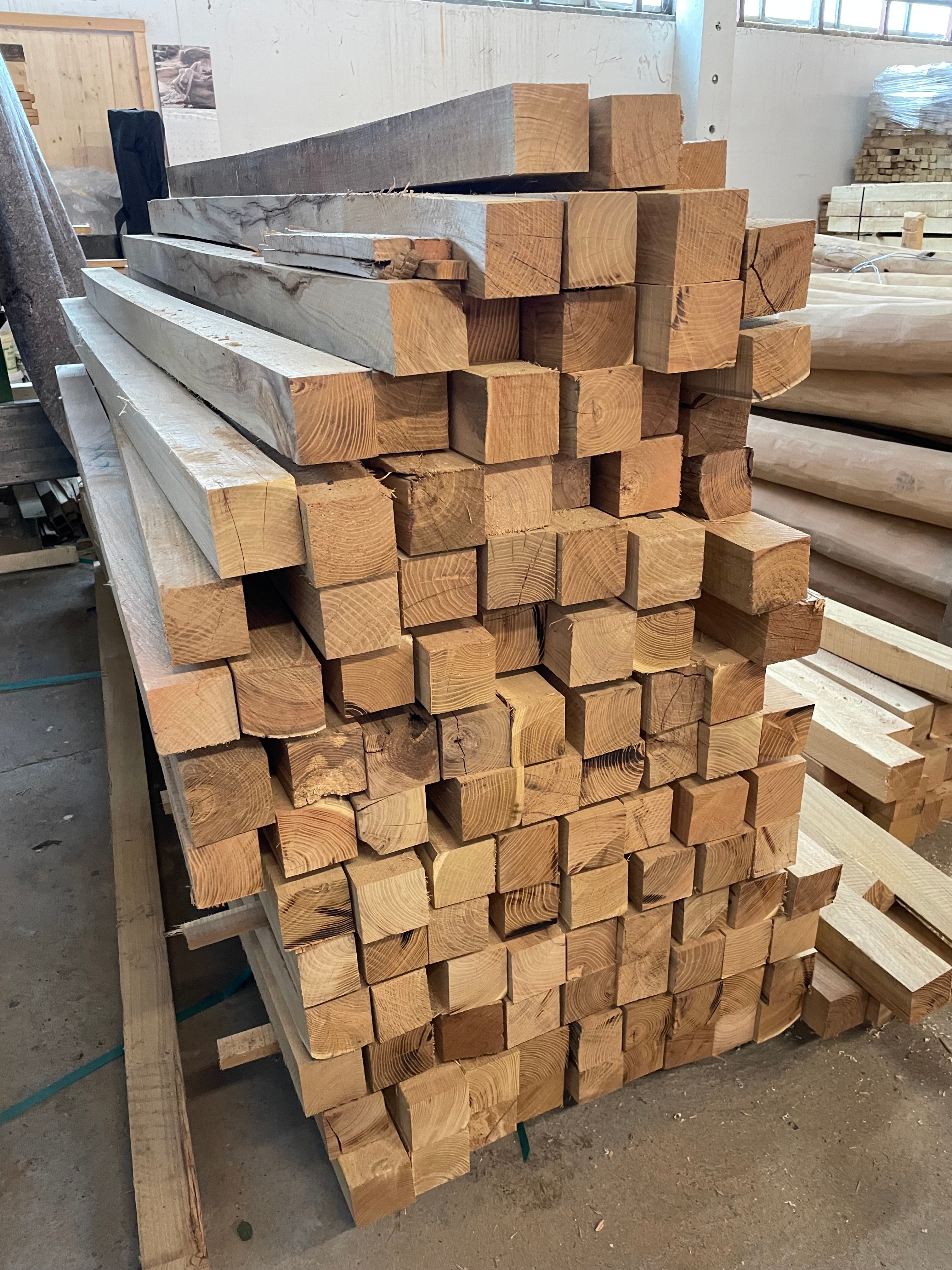 Bois de substructure en acacia, robinier, 40 x 60 mm