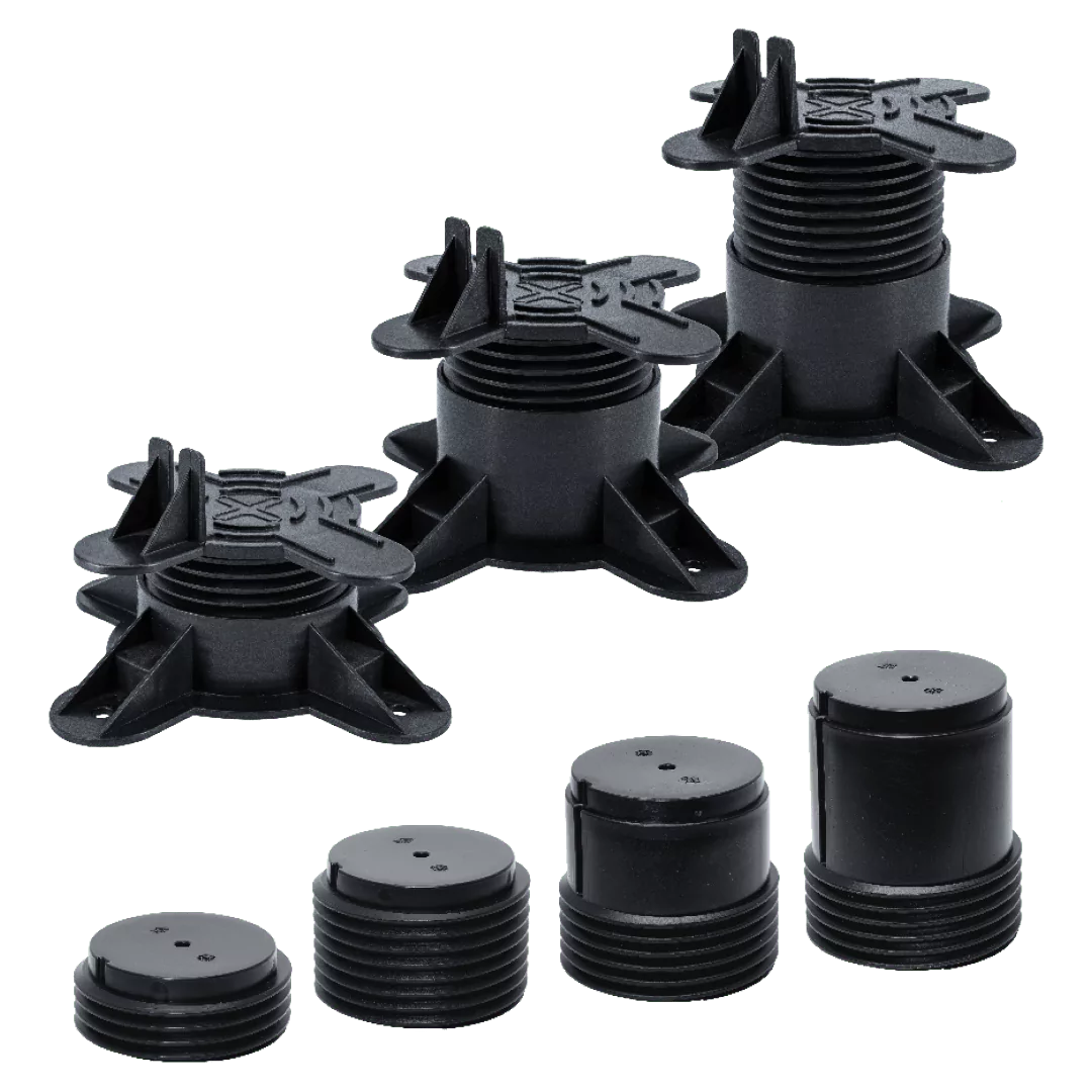 Terrassenfuss Adapter - Höhenausgleich 20 - 80 mm