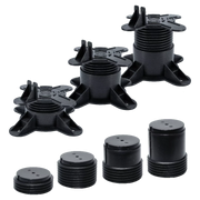 Terrassenfuss Adapter - Höhenausgleich 20 - 80 mm