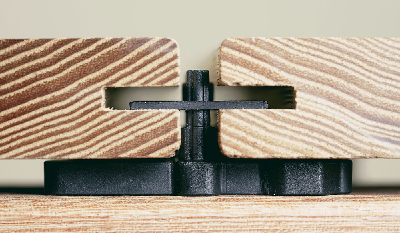 LIGO N/47 Terrassenverbinder Edelstahl schwarz