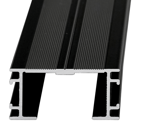 RELO C 56 schwarz Aluminium Unterkonstruktion - 56 x 27 x 4.000 mm