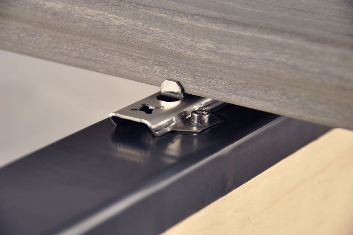 Terrassenverbinder DILA2 – verdeckte Befestigung für Glattkant-Dielen, Edelstahl – FixingGroup