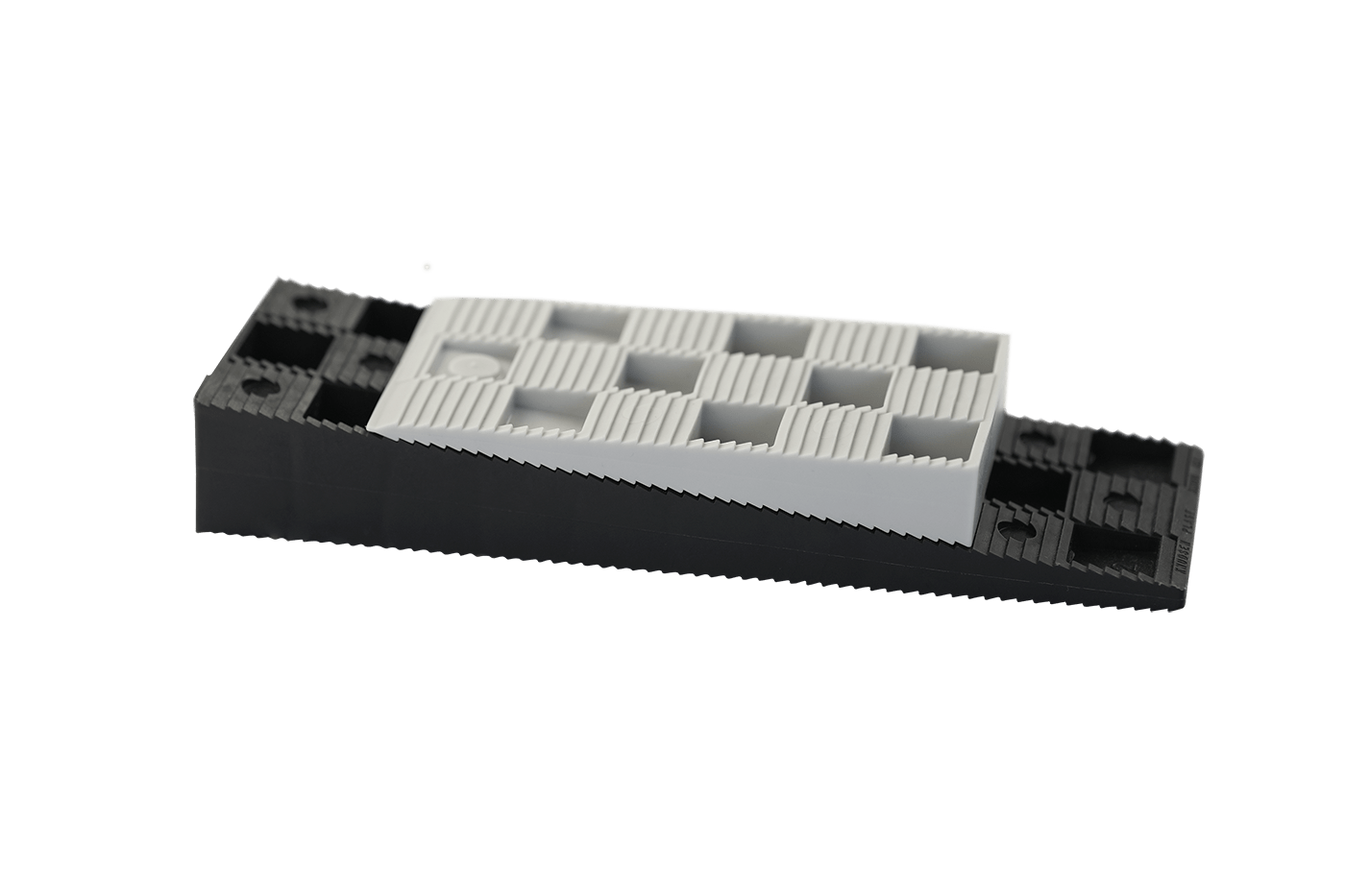 Cales de réglage grises et noires, 18 à 32 mm, lot de 75 paires