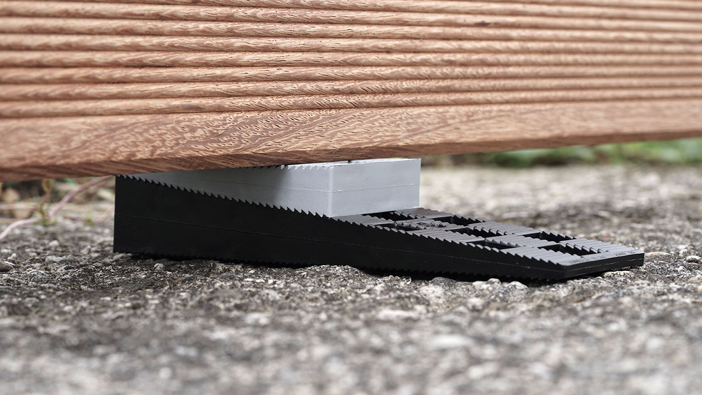 Cales de réglage grises et noires, 18 à 32 mm, lot de 75 paires