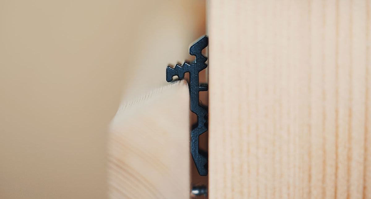 Fassaden-Distanzhalter FUGO für Rhombusleisten – 5, 8 oder 12 mm Fuge – FixingGroup