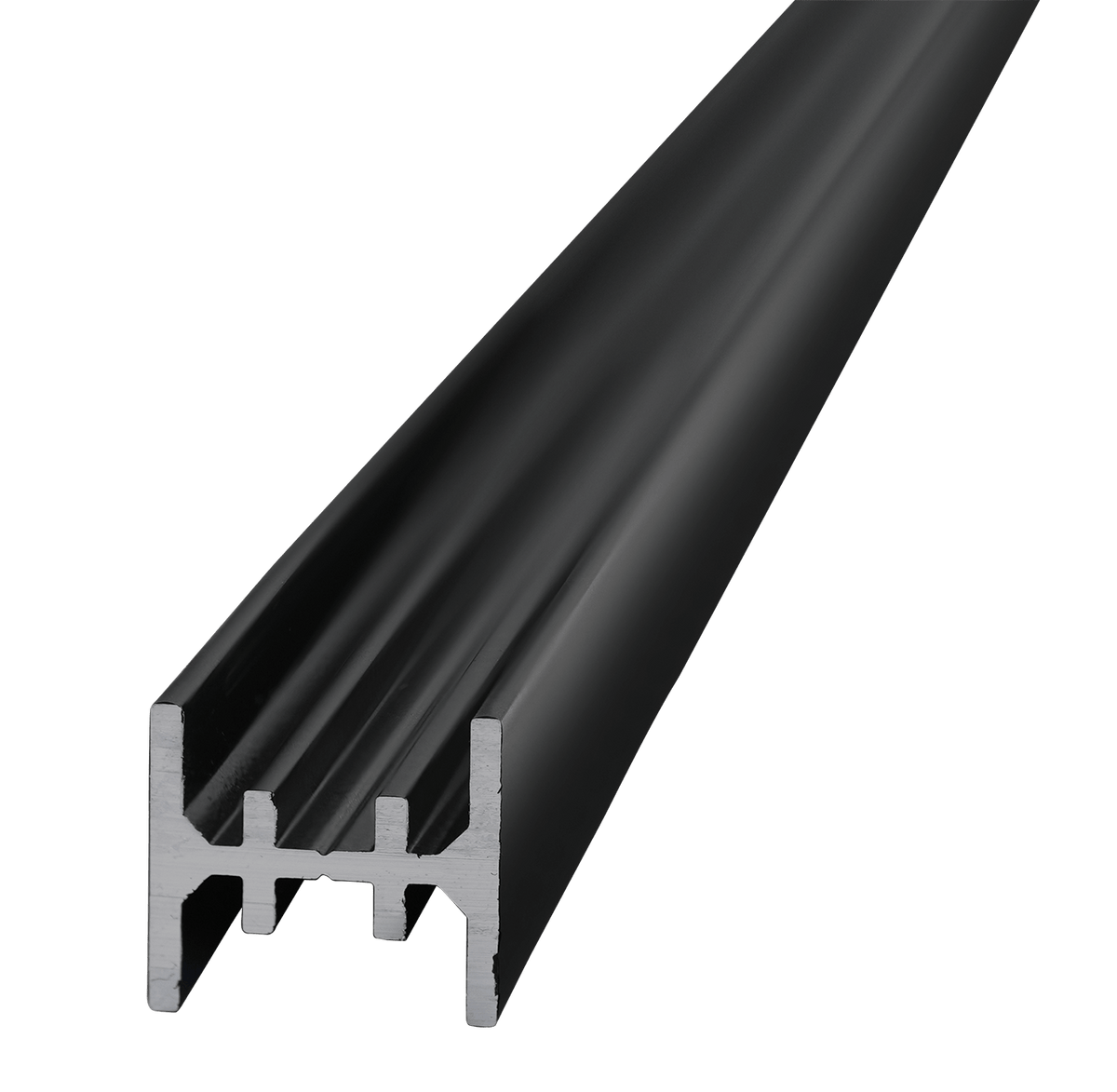 Fassadenverbinder FASADO 360 mm, Aluminium schwarz – für Lamellen und Rhombusleisten – FixingGroup