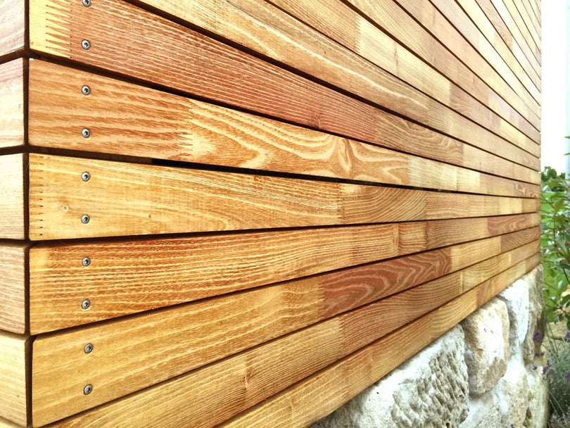 Facade board Rhombus Robinia 100 x 22 mm