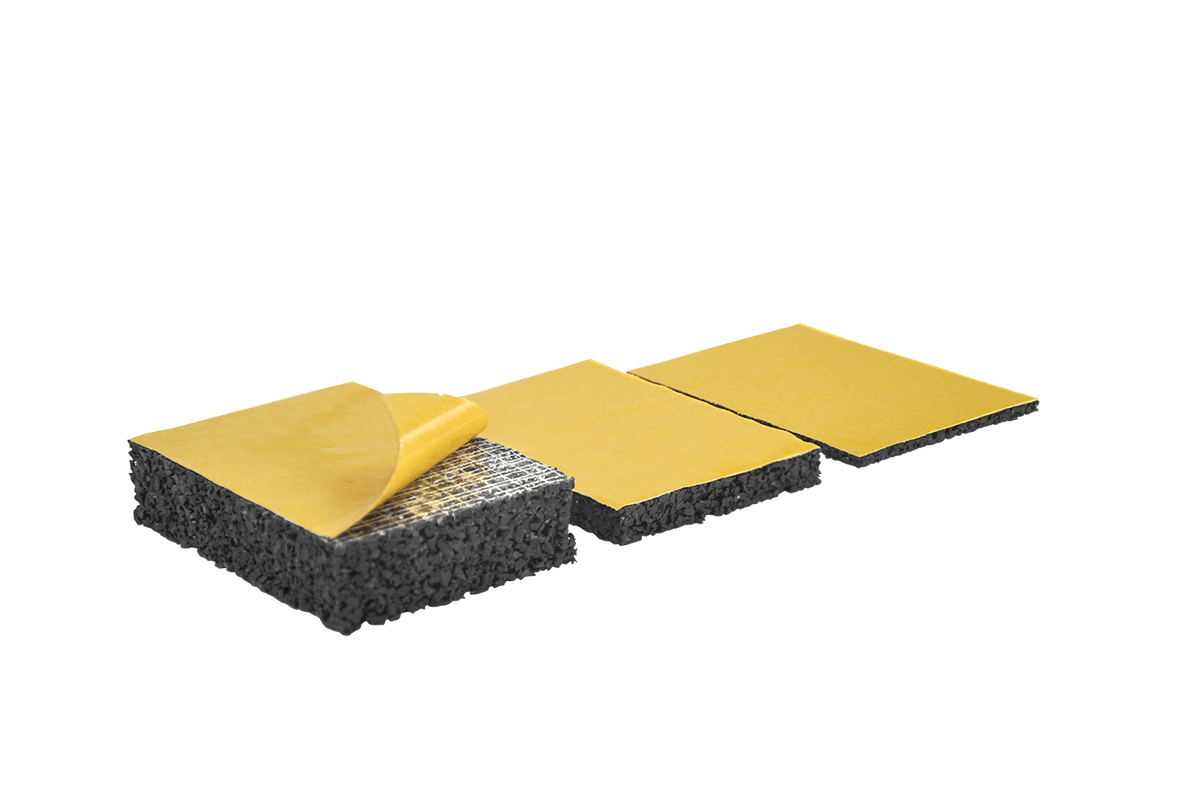 Granulat-Unterleger GUMO LG-S 90 x 60 mm, selbstklebend – FixingGroup