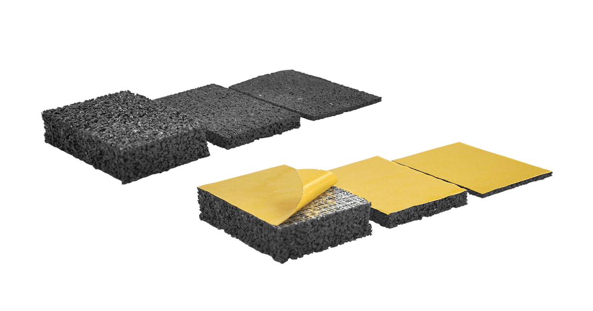 Granulat-Unterleger GUMO LG 90 x 60 mm – rutschfest und trittschalldämmend – FixingGroup