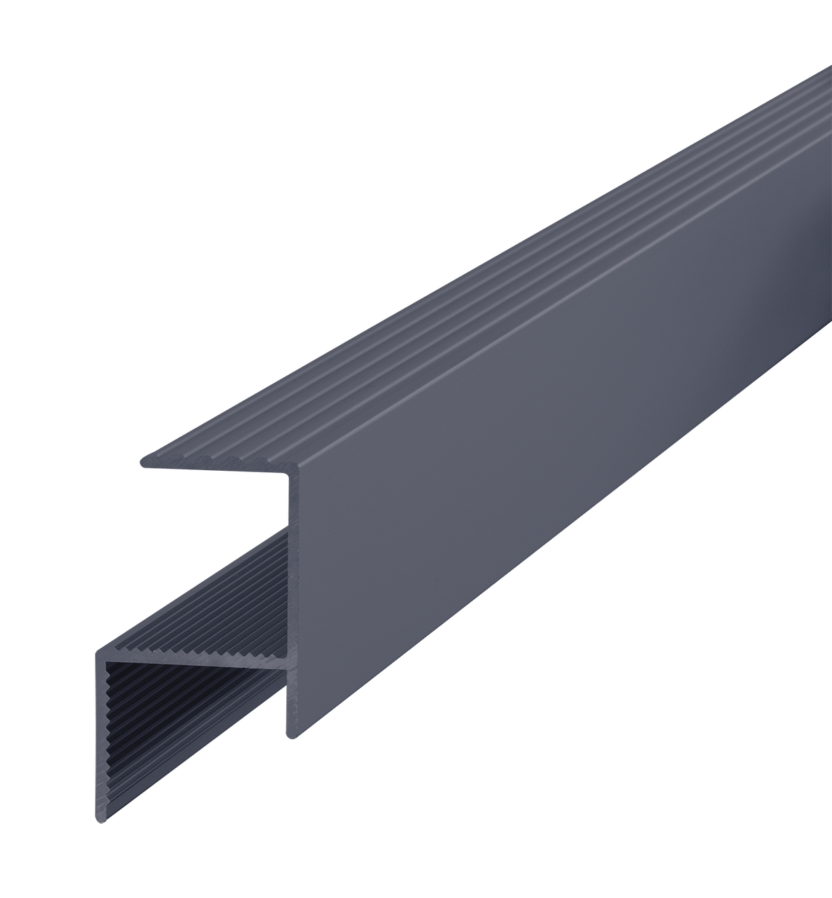 Rand-Abschlussprofil RELO RA, Aluminium, 2000 mm – sauberer Terrassenrand – FixingGroup