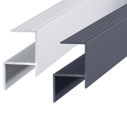 Rand-Abschlussprofil RELO RA, Aluminium, 2000 mm – sauberer Terrassenrand – FixingGroup