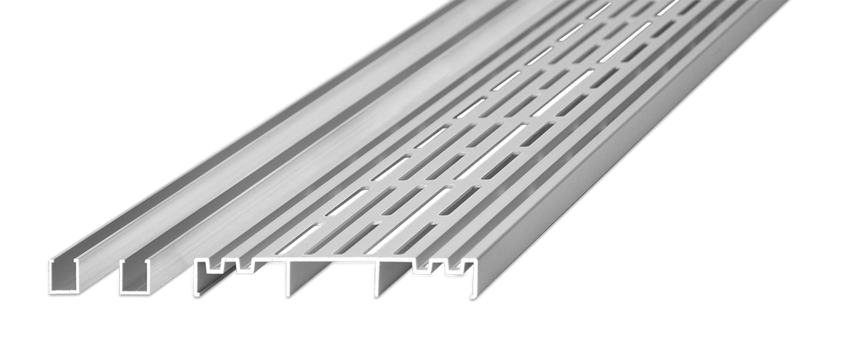 RELO V Ventilations- und Entwässerungsprofil 150 mm, Aluminium, 1200 mm – FixingGroup