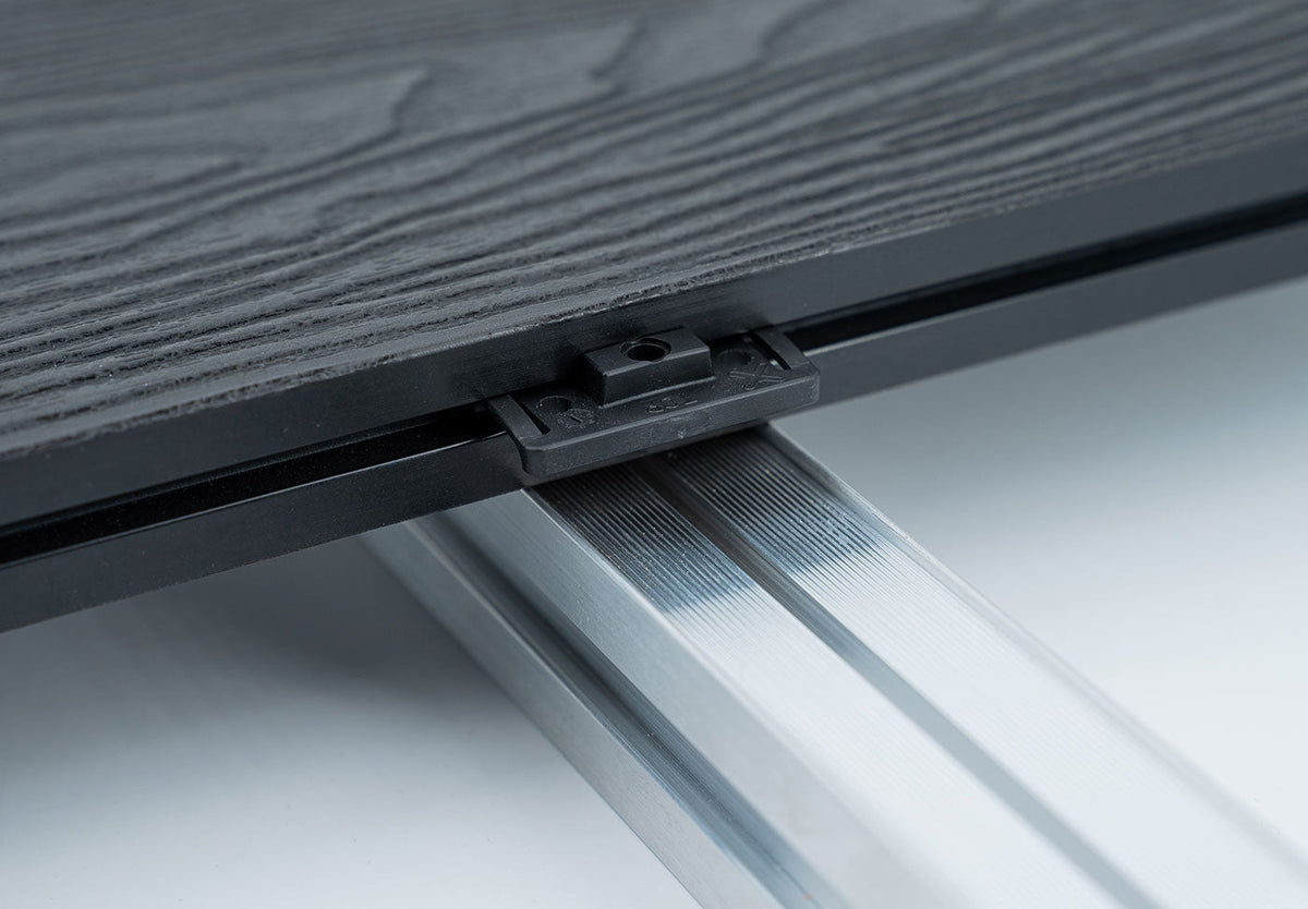 Terrassenverbinder PLATA – Klemmverbinder für Dielen mit seitlicher Nut – FixingGroup